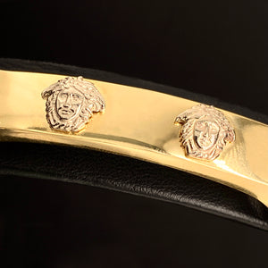 YELLOW GOLD VERSACE BANGLE