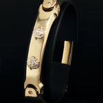 YELLOW GOLD VERSACE BANGLE