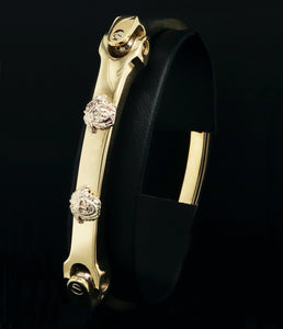 YELLOW GOLD VERSACE BANGLE