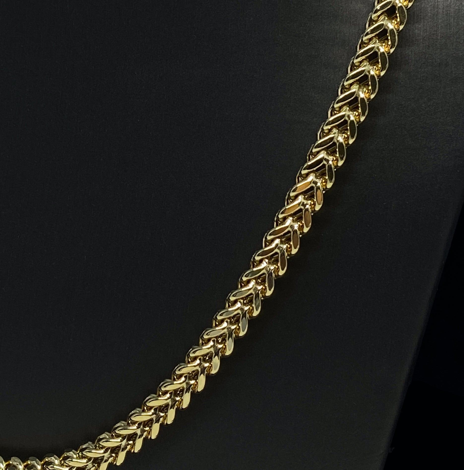 5MM FRANCO YELLOW GOLD CHAIN