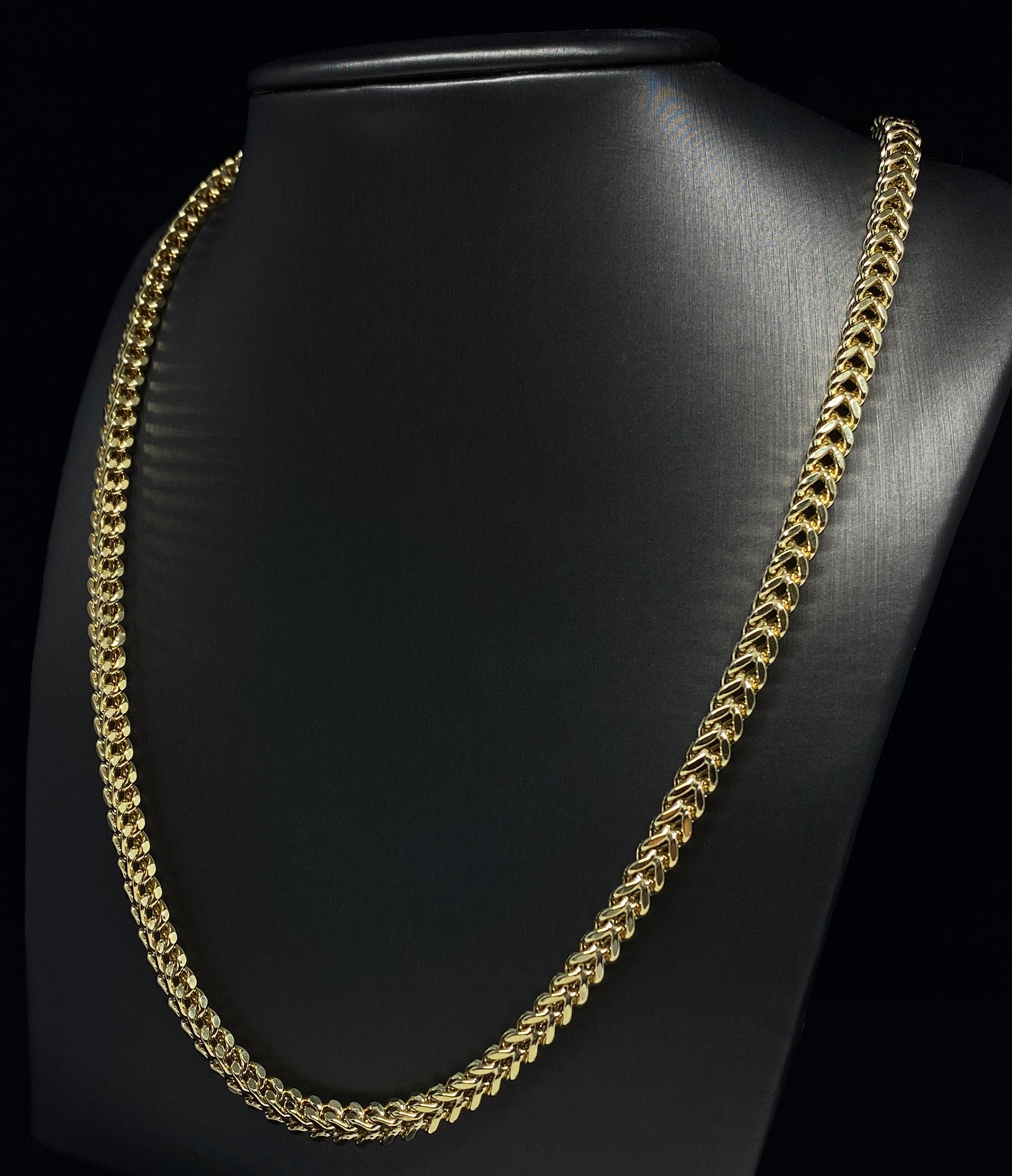 5MM FRANCO YELLOW GOLD CHAIN