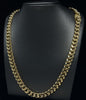 9.5MM CUBAN LINK YELLOW GOLD CHAIN