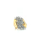 10K YELLOW GOLD DIAMOND ENGAGEMENT RING