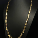 VERSACE STYLE TWO-TONE BULLET CHAIN